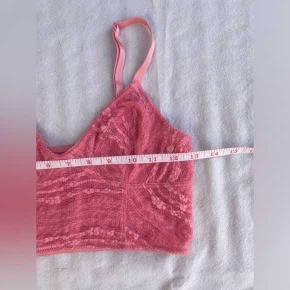 intimately free people pink lace bralette sz. small - Picture 11 of 11
